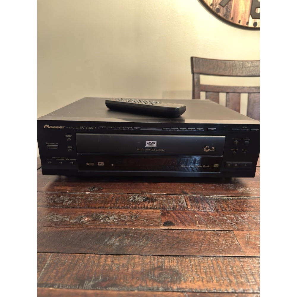 Pioneer DV-C302D CD DVD Changer‎ 3 Disc Player HiFi Stereo Home Video Audio